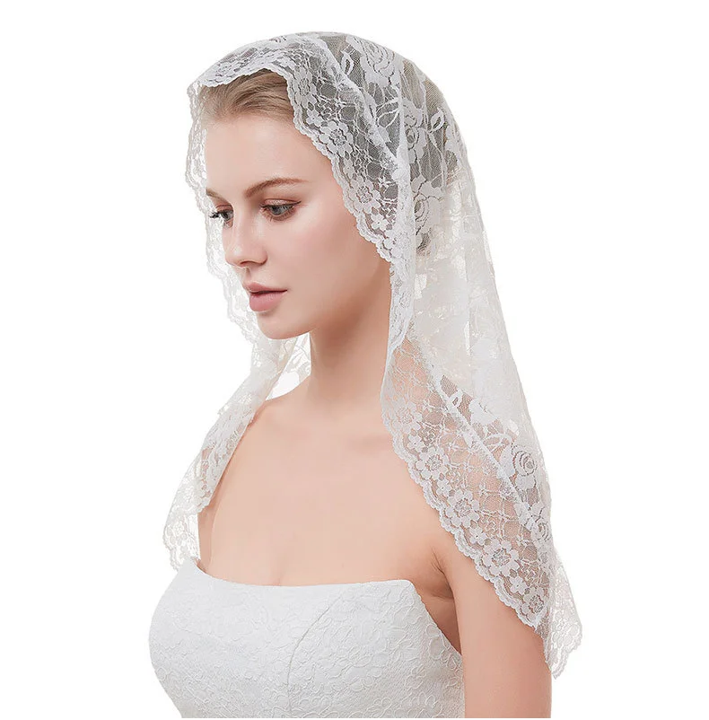 

Mantilla Veils Catholic Church Veil Lace Head Cover for Women