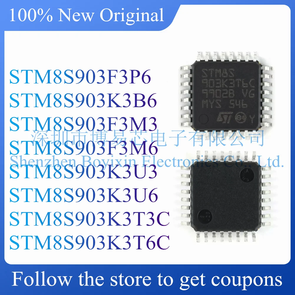 

NEW STM8S903F3P6 STM8S903K3B6 STM8S903K3U3 STM8S903K3U6 STM8S903F3M3 STM8S903F3M6 STM8S903K3T3C STM8S903K3T6C.