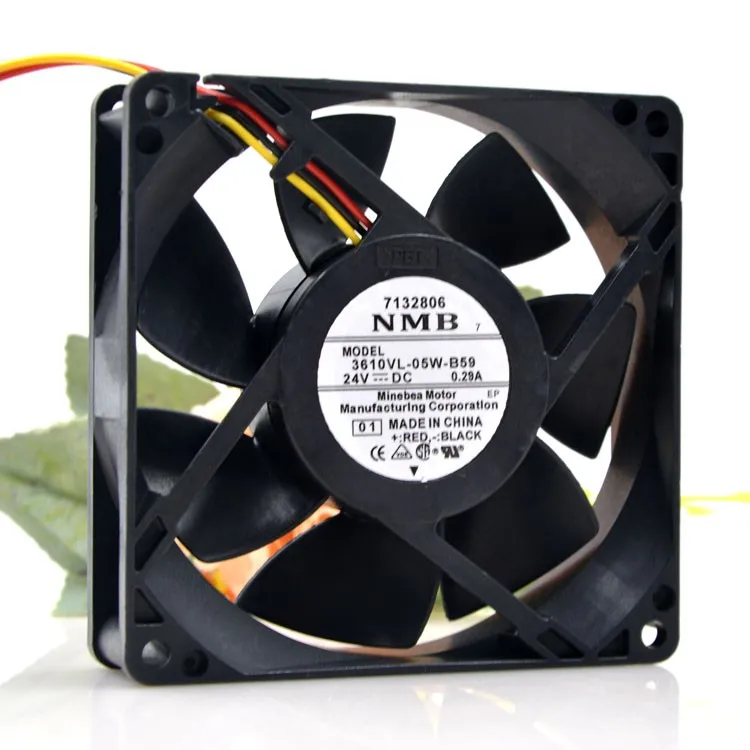 새로운 오리지널 3610VL-05W-B59 24V 0.29A 9025 90x90x25mm 냉각 팬 라디에이터