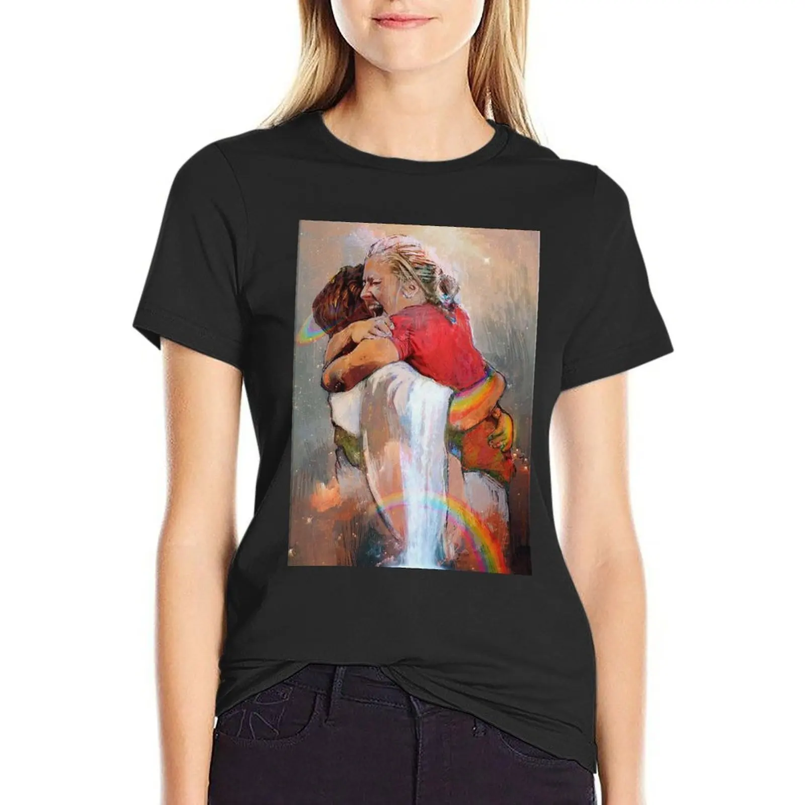 

First Day In Heaven T-Shirt sublime anime clothes vintage clothes for woman