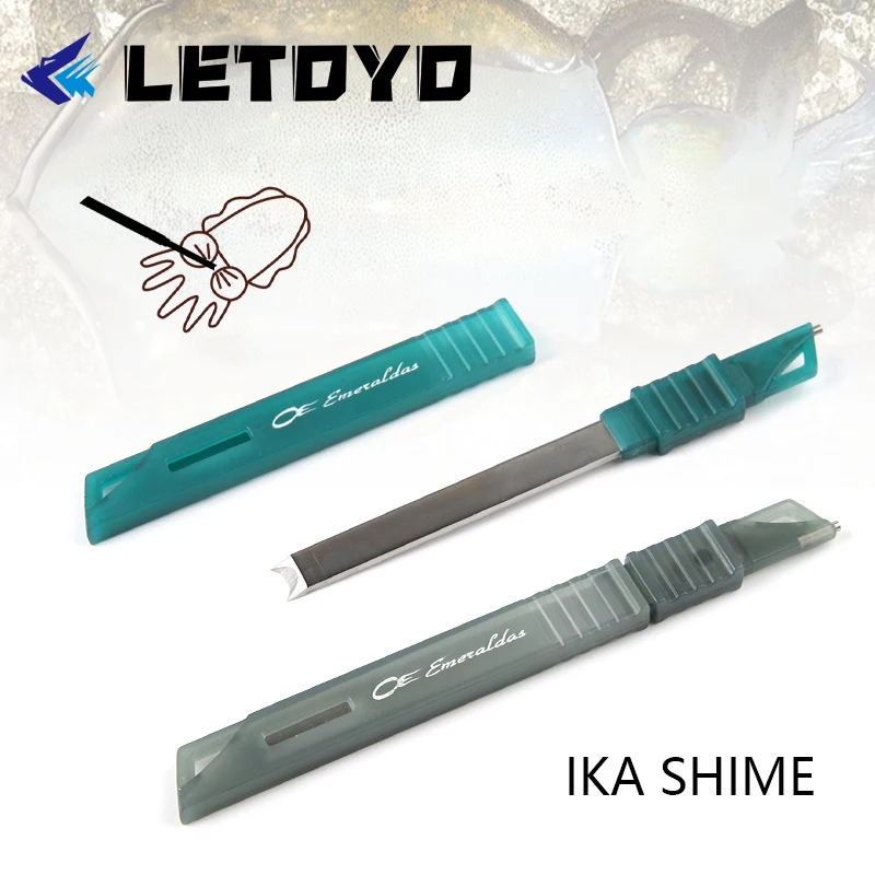 

LETOYO Squid Nerve Cord Cutting Stainless Steel Squid Knife Hook Corrector Squid Killer Fishing Tools for Cuttlefish Fishing
