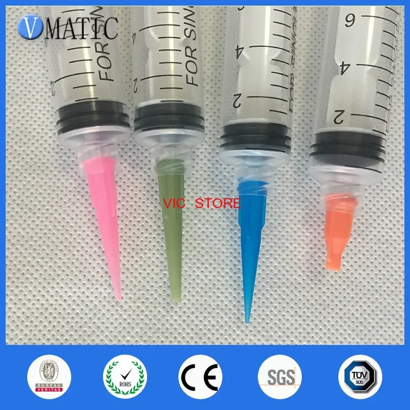 Free Shipping High Quality SMT Solder Paste Adhesive Glue Liquid Dispensing Syringe With Needle Kits Pack (Total: 63Pcs)