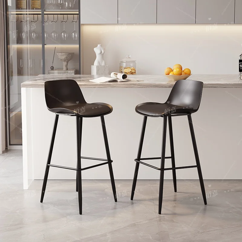 

Minimalist Fashion Bar Stools American Italian Ancient Sturdy Gaming Modern Bar Stools Pedicure Designer Muebles Home Furniture