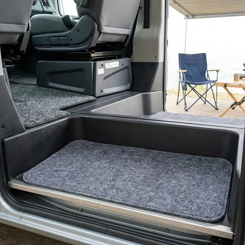 

375x17cm RV Step Mats Non Slip Cab Door Carpet Replacement Parts for Motorhome Camper Exterior Floor Mats Set of 2