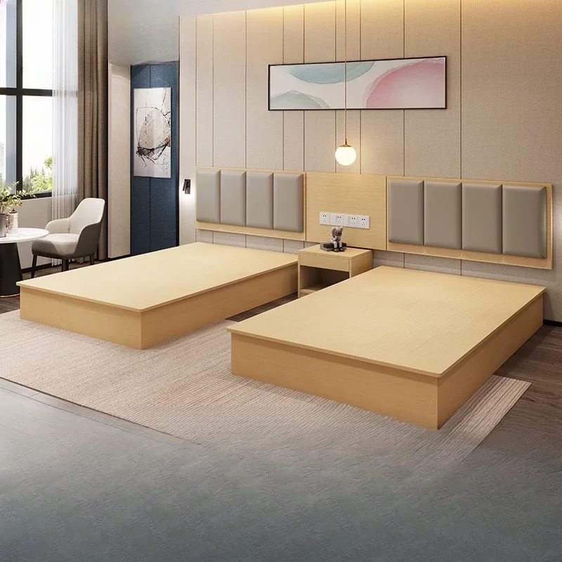 furniture standard room, single room hotel bed rental room, bed homestay apartment single double bed, special model