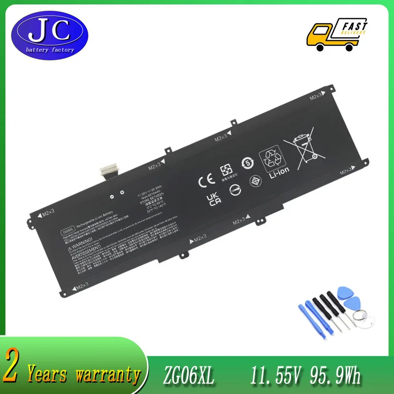 

JCLJF new ZG06XL Аккумулятор для ноутбука HP Elitebook 1050 G1 ZBook Studio X360 G5 Series HSTNN-IB8H HSN-Q11C 8310mAh