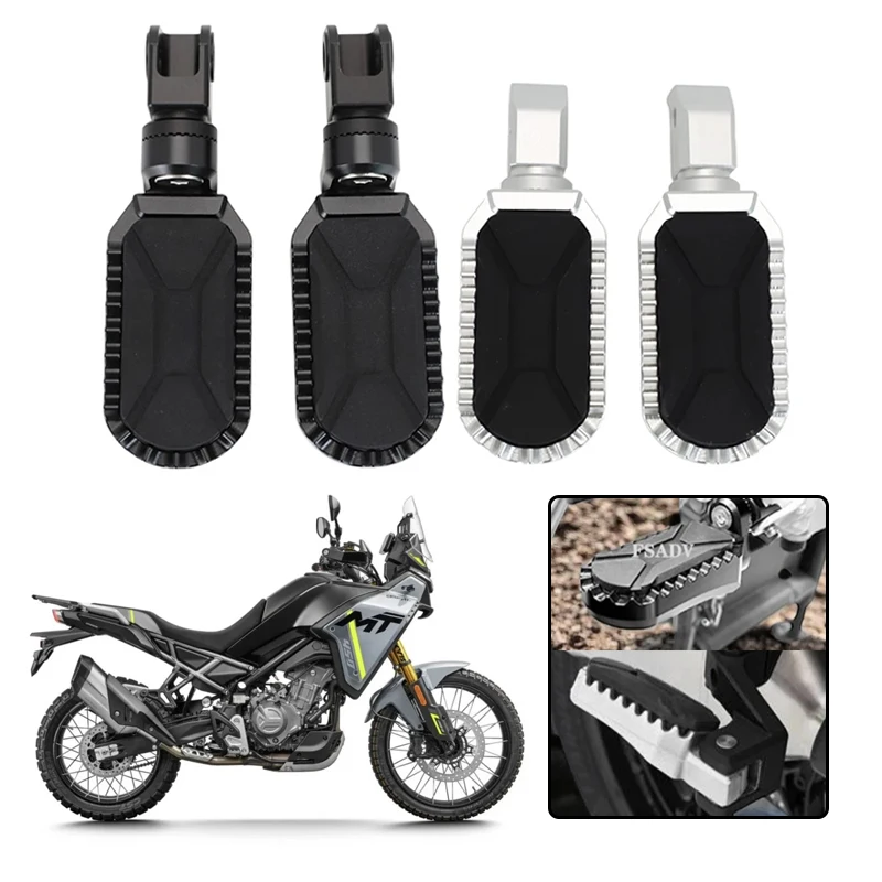 450MT Fußrasten Fahrer Fußstütze Reiter Fußrasten Für CFMOTO 450MT 450 MT MT450 2023 2024 2025 Motorrad Zubehör