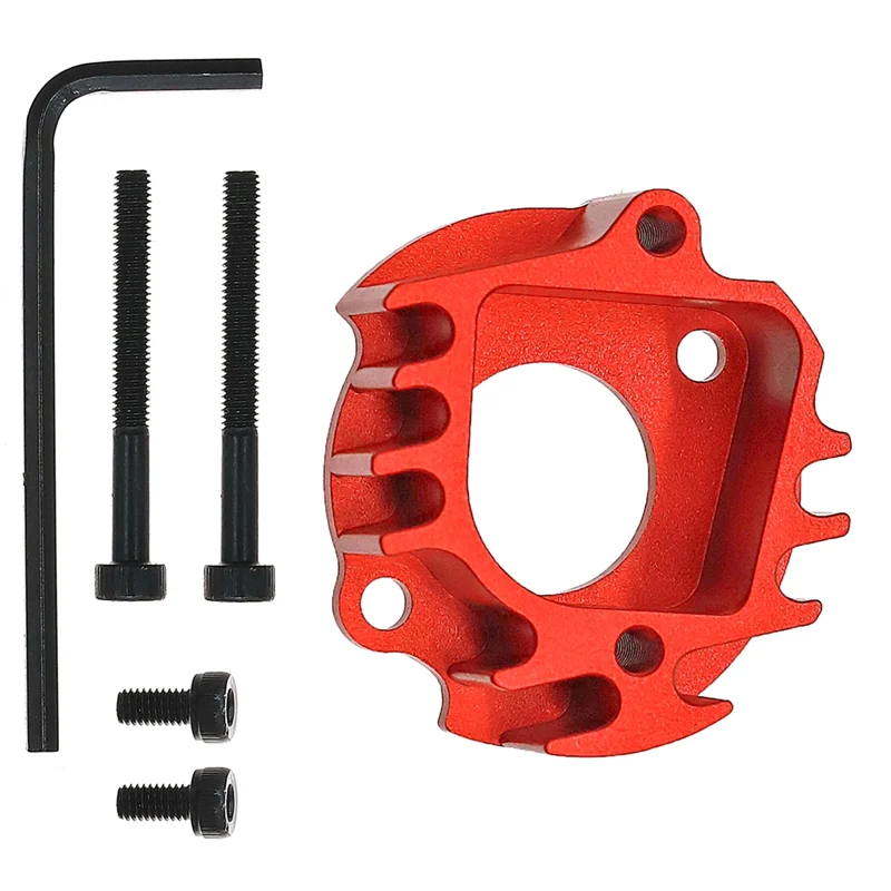 ABUM-RC Car Upgrade Aluminum Alloy Motor Base Kit For 1/10 TAMIYA CW-01 RC Car Accessories Red