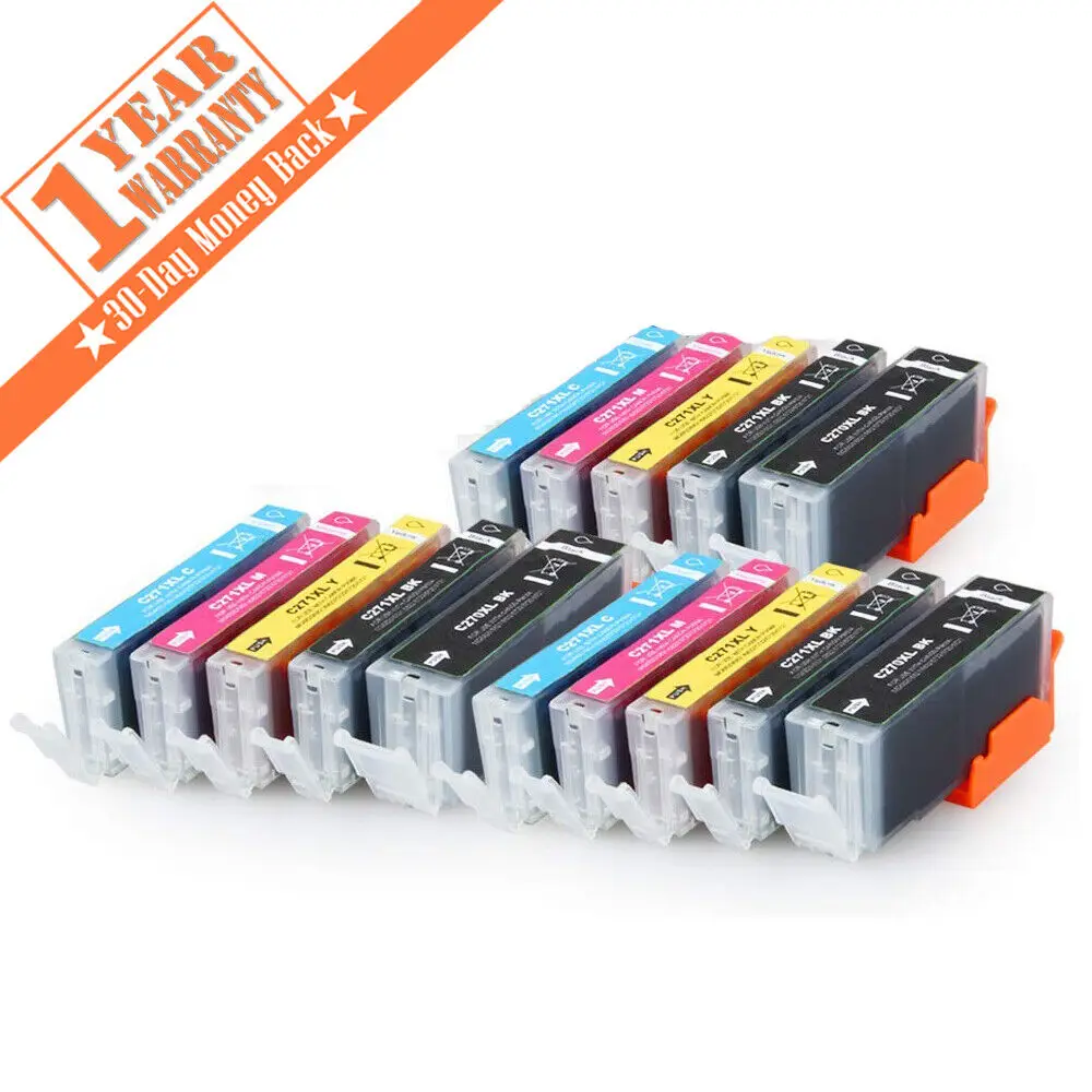 Encre PGI-270XL CLI-271XL pour Canon Pixma, compatible TS8020, TS9020, MG7720, MG7700, TS9020, 15PK