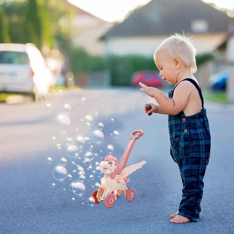 Bubble Blower Lawn Mower Upgraded Bubble Blowing Machine With Music And Lights Electronic Bubble Blower Machine For Boys Girls