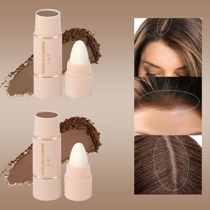 Hairline Powder Anti-Sweat Seam Finishing Cover Powder Shade Natural Normal Hair Style,Scalp Powder Concealer Hairline Shadow