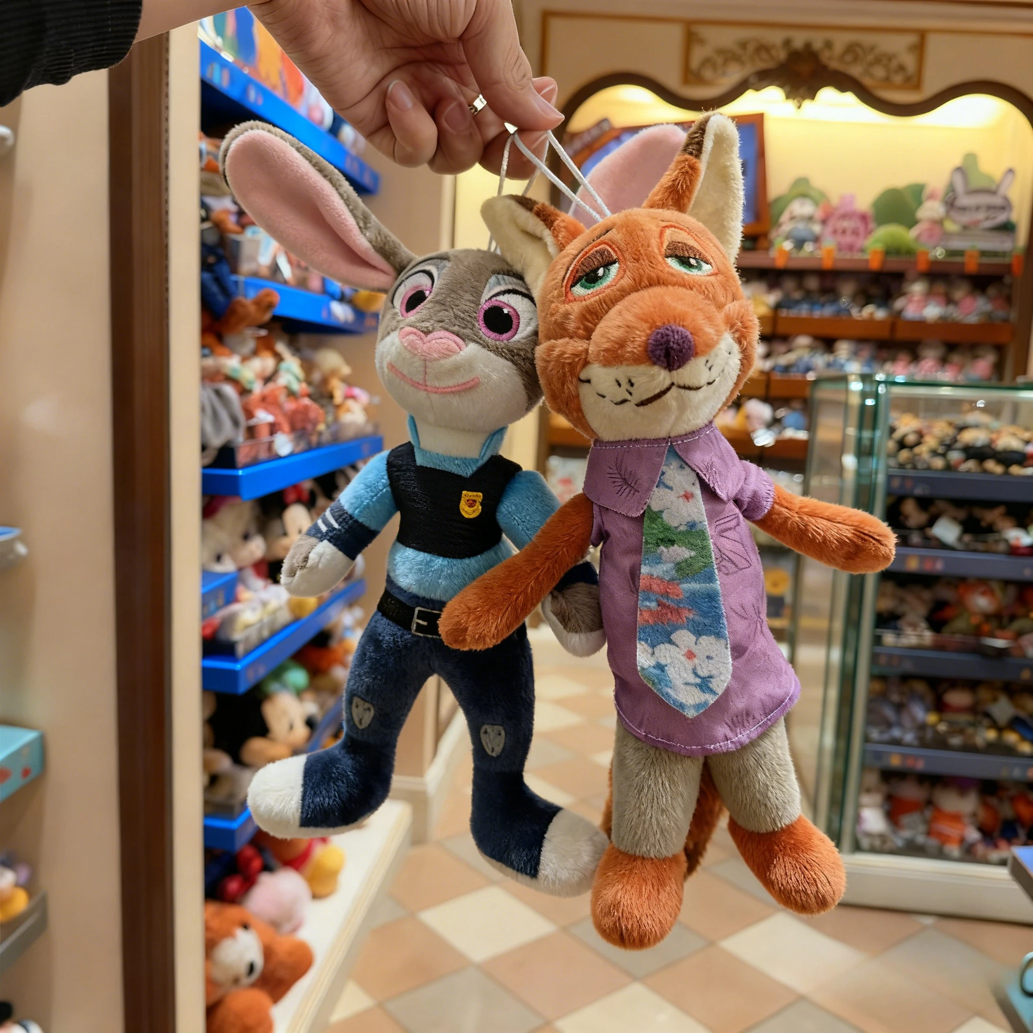 

Плюшевые игрушки Disney Zootopia 38 см — кролик Nick Wilde Fox & Judy Hopps, мягкие мягкие игрушки, рождественский подарок, подарок на день рождения