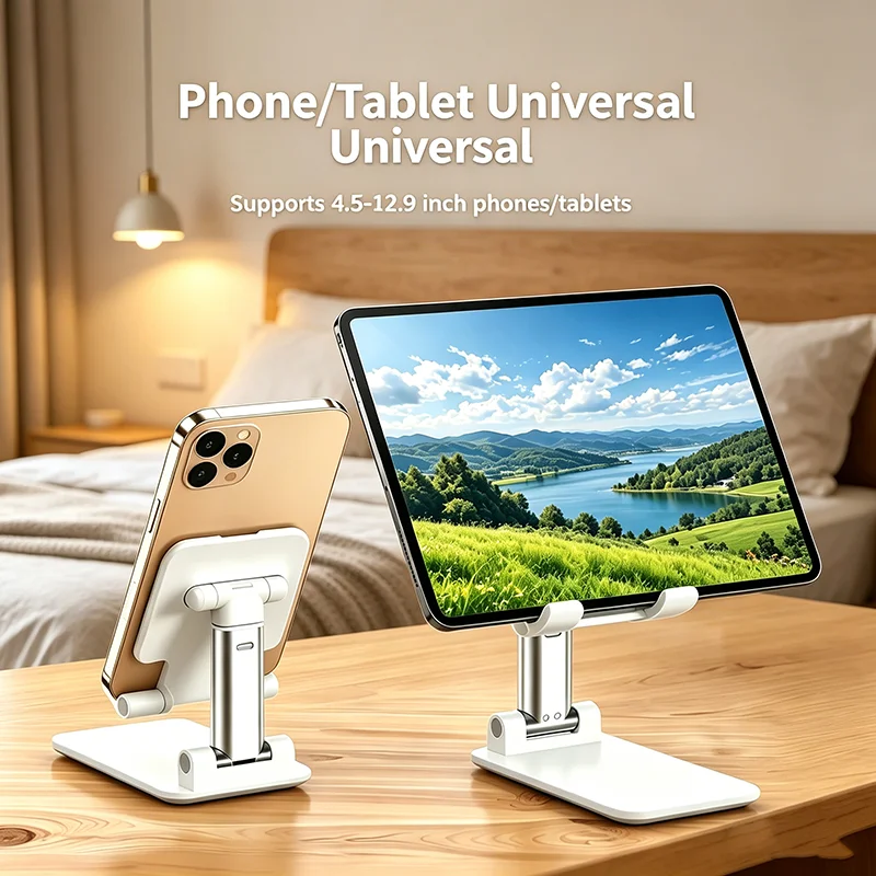

Desk Mobile Phone Holder Stand For IPhone IPad Xiaomi Adjustable Desktop Tablet Holder Universal Table Cell Phone Stand