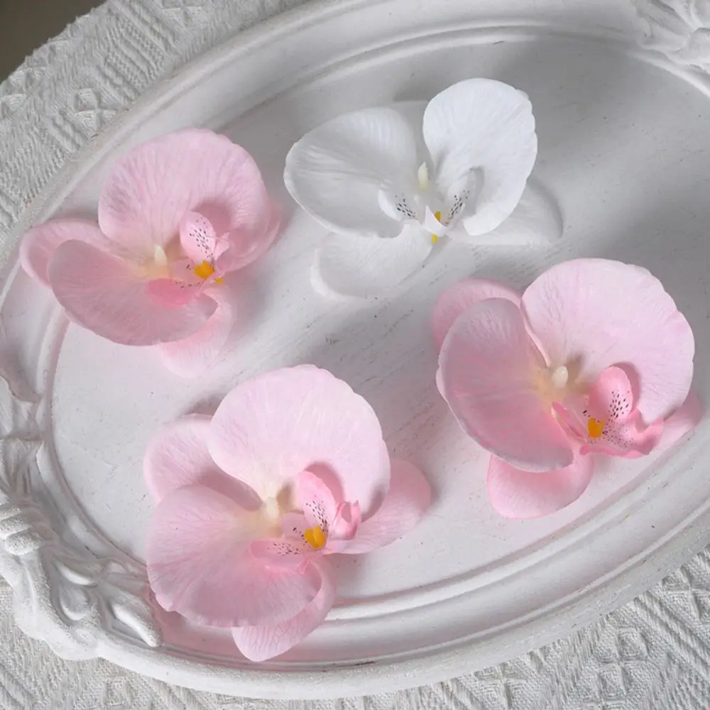 เข็มกลัด DIY งานฝีมือทำเครื่องประดับ ดอกไม้ประดิษฐ์ ที่คาดผม กิ๊บติดผม ดอกกล้วยไม้ผีเสื้อ งานฝีมือทำมือ อุปกรณ์ตกแต่งสำหรับผู้หญิง