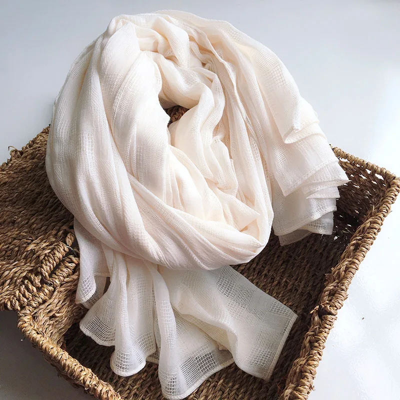 

Большой утолщенный теплый хлопковый шарф, женский однотонный красный клетчатый шарф в японском стиле, защита от солнца, удобные шали и шарфы 150*190 см