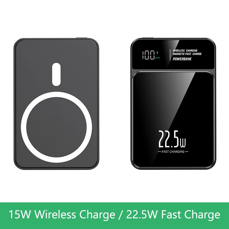 Magnetic Power Bank 20000mAh 15W Wireless Fast Charger for iPhone 15 14 13 12 Samsung S23 S22 Xiaomi Portable Battery Powerbank