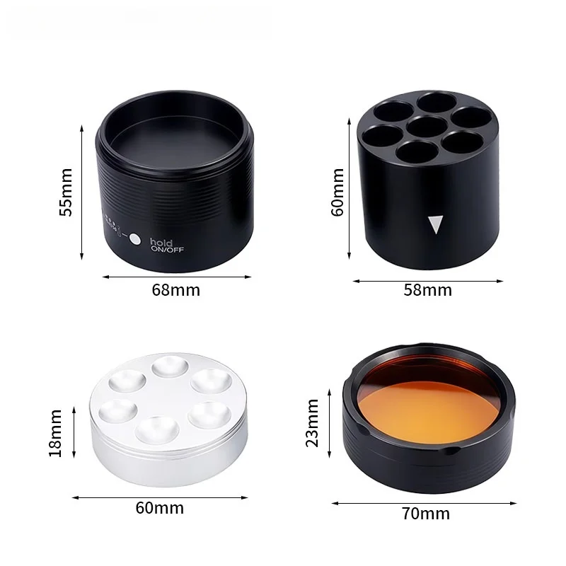 1Set Dental Resin Heater AR Heater Dentist Material Warmer Dental Composite Heater Warm 40/45/50℃ Temperature Adjustable