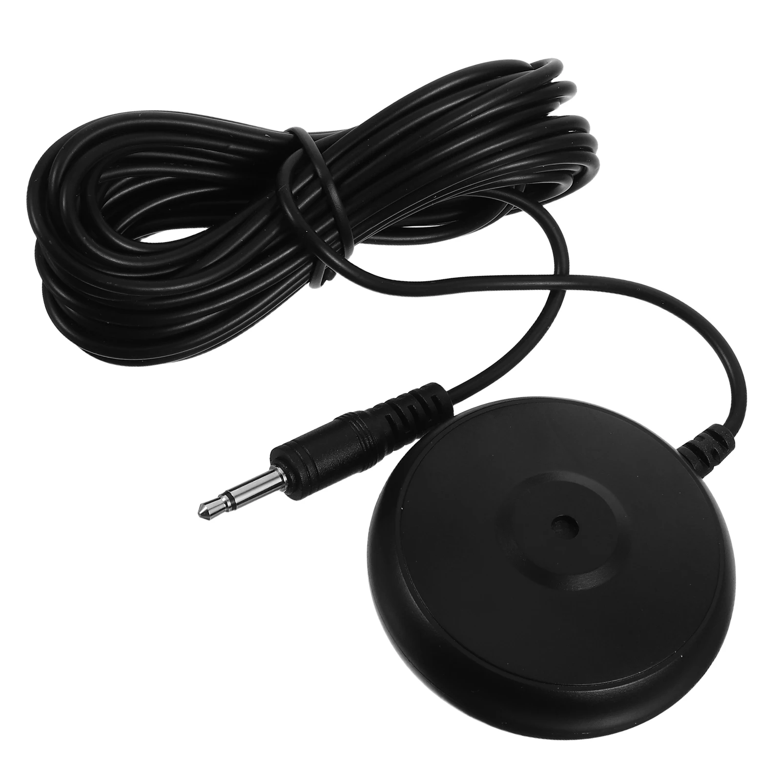 

Calibration Microphone Desktop Mic Black 3.5mm Straight Plug Audio Measurement Mic for Conference Recording Podcasting Online