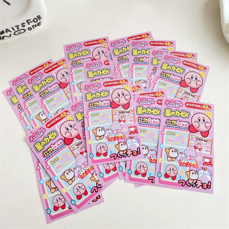 Anime Kawali Kirby Sealing Stickers Milk Tea Stickers Diy Handbook Decoration Cute Kids Toys Friend Gift Birthday Gift For Girls