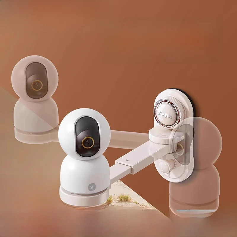 

Adjustable Height Camera Storage Ra No Drilling Required Living Room Surveillance Stand Suction Cup Household Organization ...