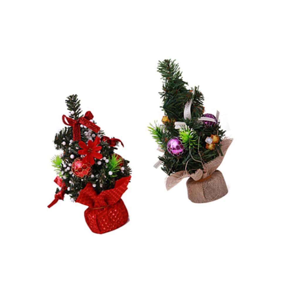 

Tabletop Christmas Tree Decor Desktop Decoration Artificial Miniatures