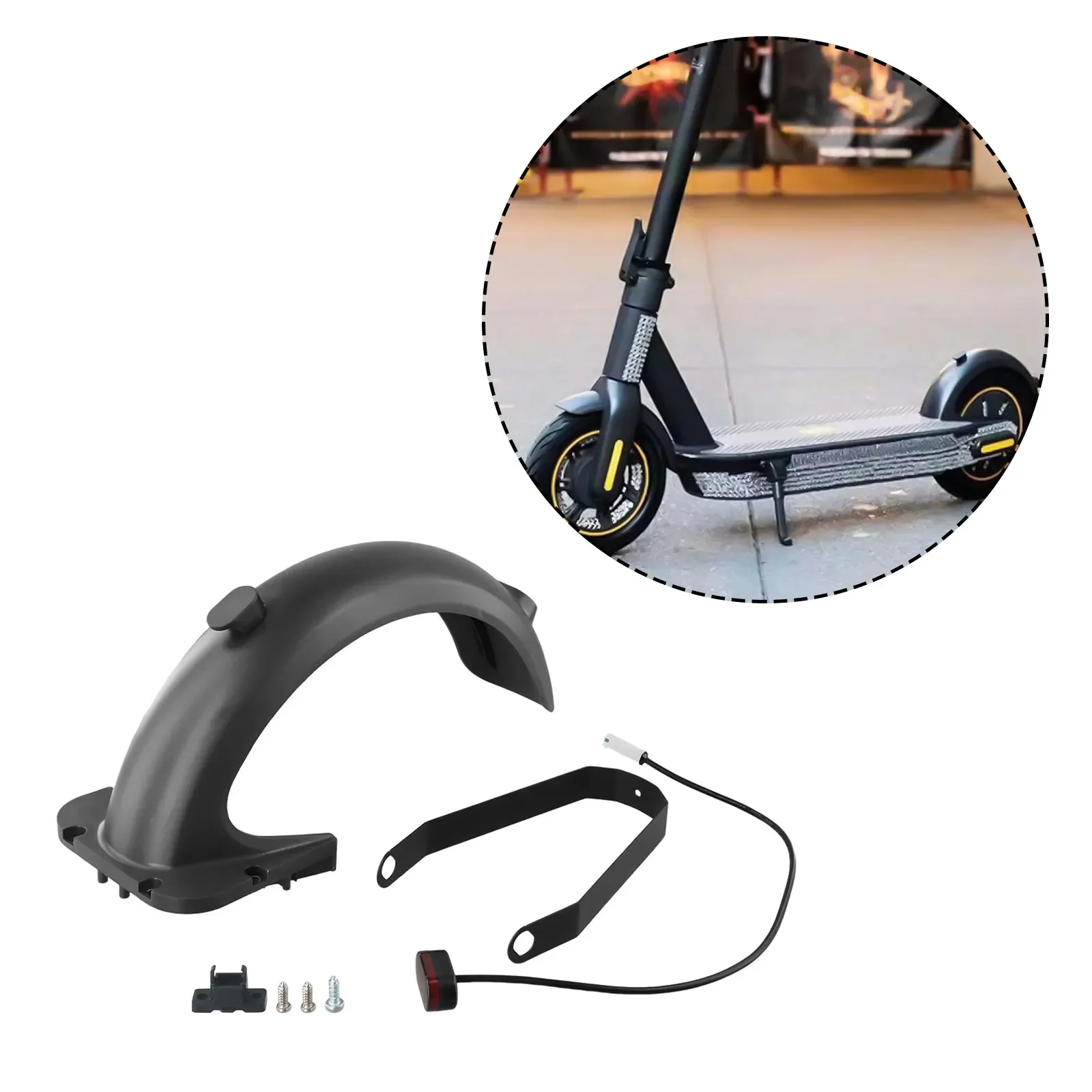 

Задний фонарь высокой видимости с кронштейном заднего брызговика для электрических скутеров Ninebot Max G30, необходимый аксессуар