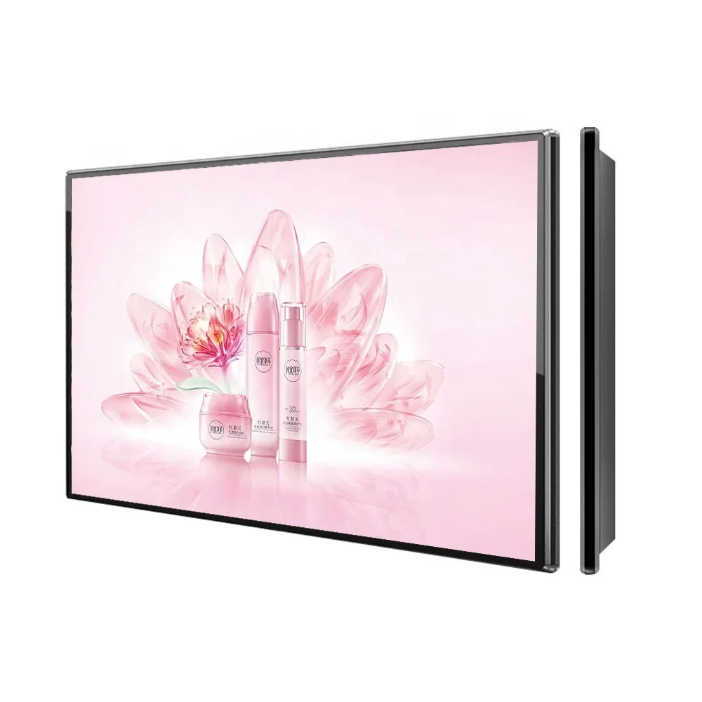 55 Inch 10 Point Infrared Lcd Touch Screen Wall Mounted Android Advertising Player Digital Signage And Displays