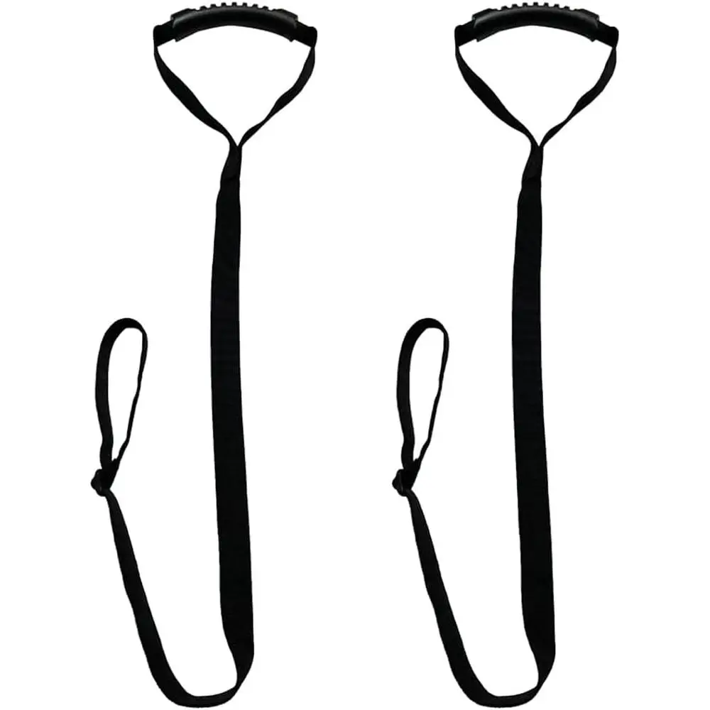 Adjustable Canoe Drag Handles with Stand Up Paddle Assist Straps, 2-Piece Set