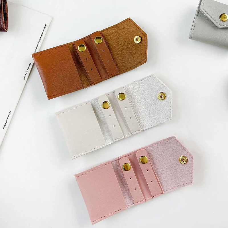 

1pc Mini Jewelry Case Functional Storage Organizer Foldable Jewelry Bags for Rings Earrings Necklaces Packing Pouches Travel