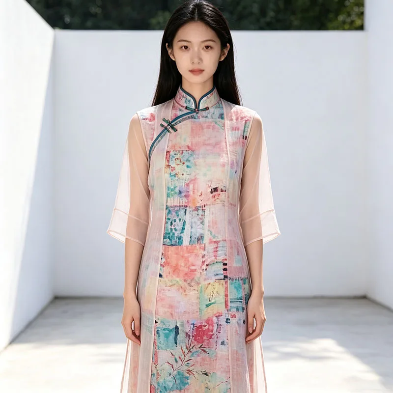 Ramie Grey Fabric, High Density Twill Dyed Sand Washed, Wrinkle Resistant Natural Antibacterial, For Curtain Hanfu Dress, Wholes