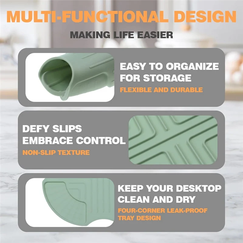 حصيرة سيليكون مقاومة للحرارة للنينجا كريسبي مقلاة هوائية للنينجا كريسبي ملحقات مقلاة هوائية المطبخ الركيزة