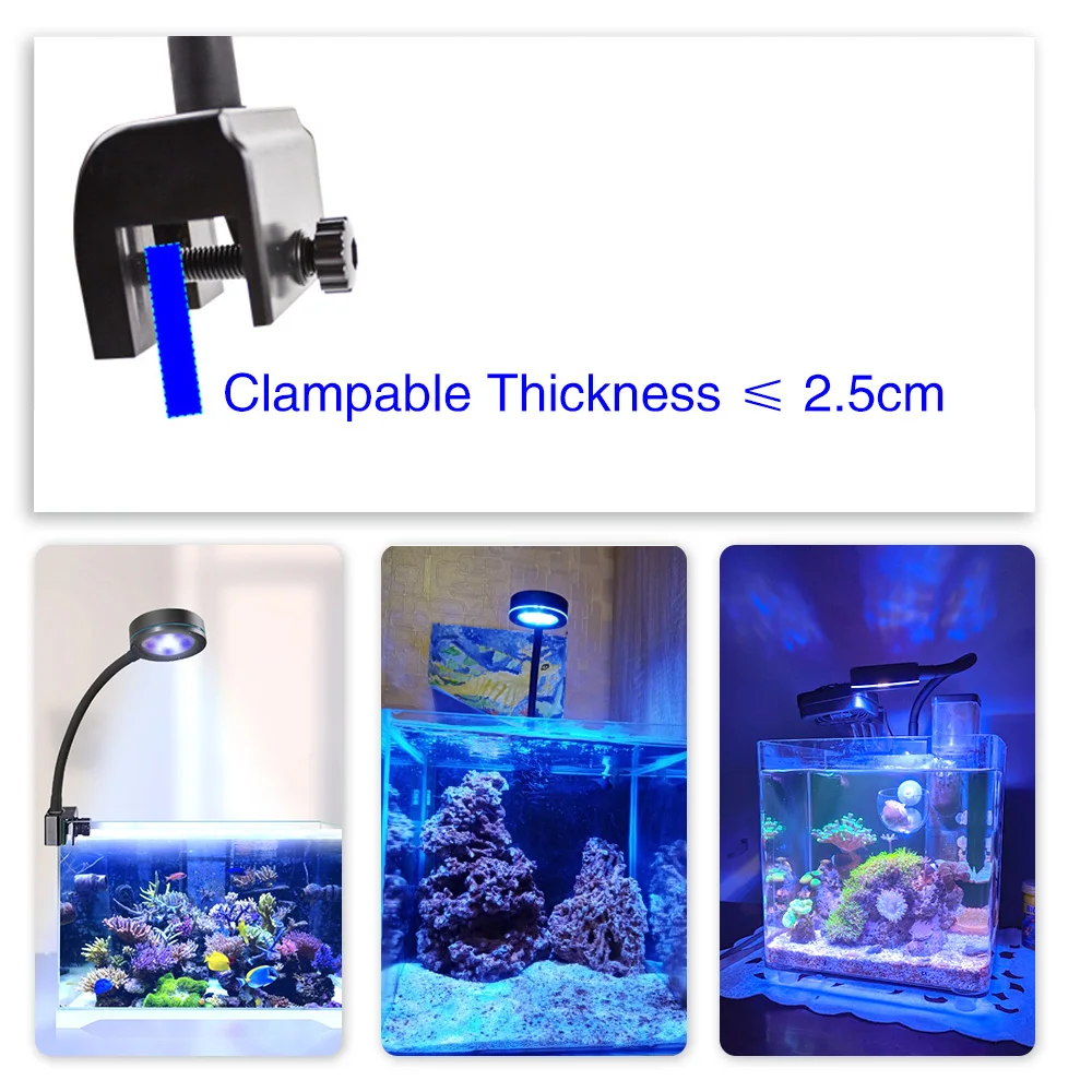 Marine Aquarium LED Light For 30~50CM Marine Reef Tank For Coral LPS 100~240V