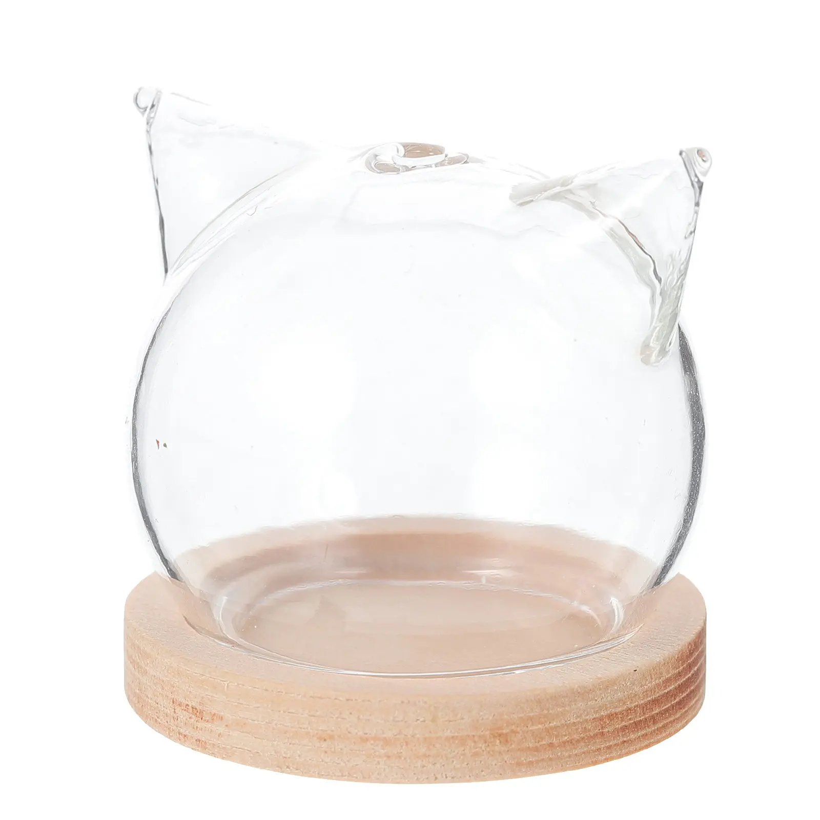 

2 шт. стеклянные мини-колбы-купола для тортов, простые прозрачные украшения для дома, миниатюрные ландшафтные декорации, украшения для дома, декоративные колбы-купола для тортов