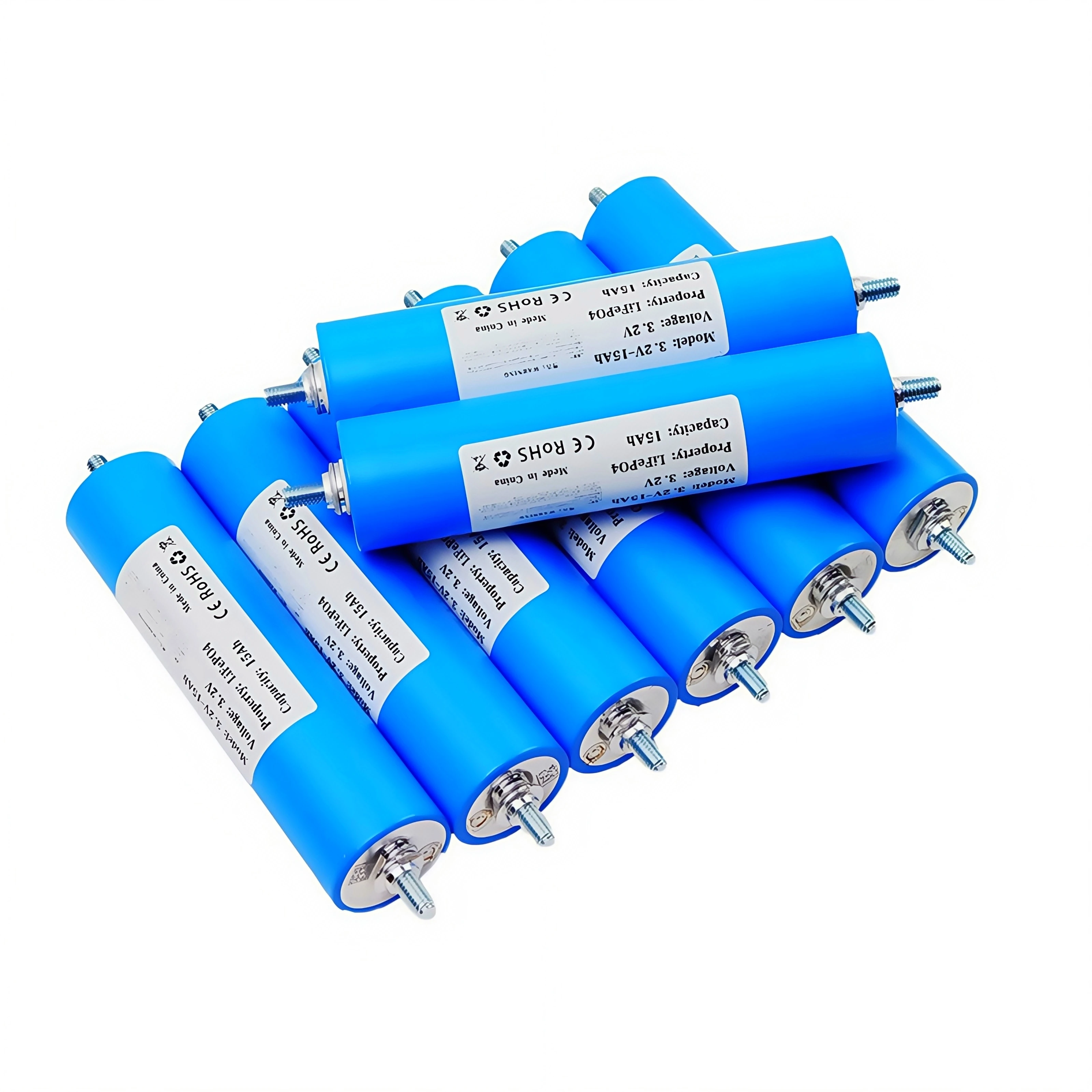 3.2V 15Ah LiFePO4 Battery C33 Lithium Phosphate Cell for 12V 24V 48V  motor Modification Inverter batteries Motorcycle Car