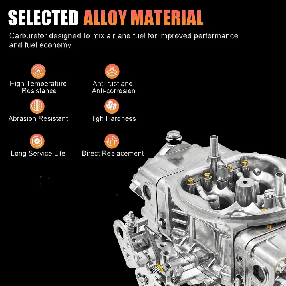Universal 4 Barrel 850 CFM Vergaser Doppel Pumper Mechanische Leistung Rennen Für 350 351 383 396 400 406 427 454 Motor Splitter