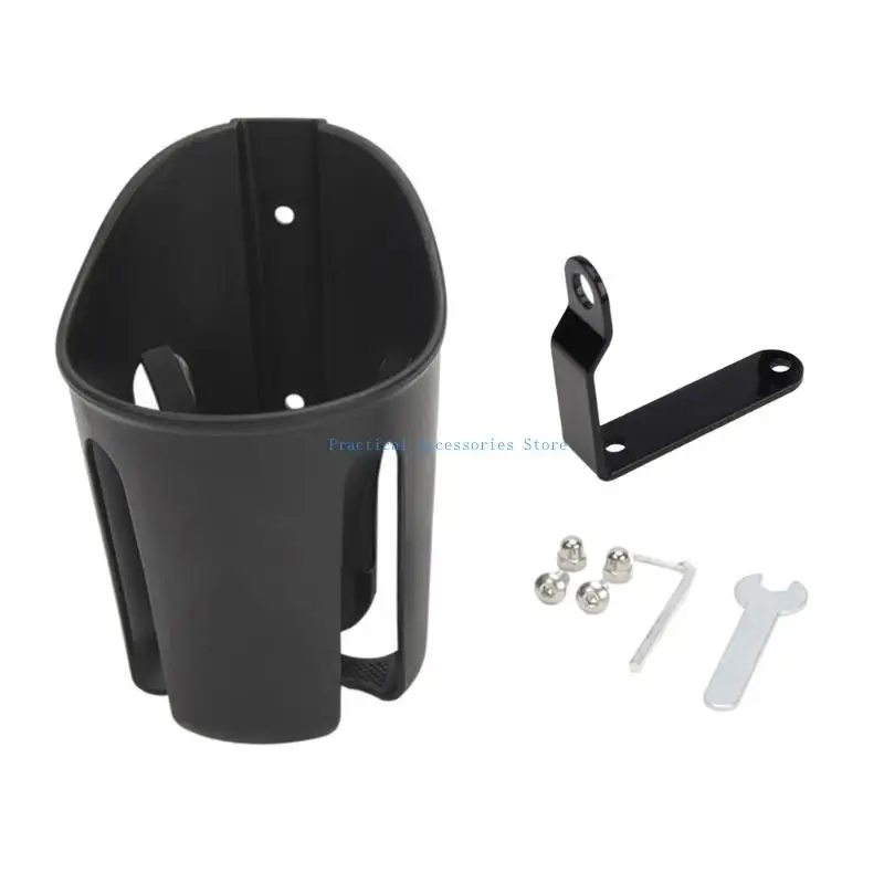 

U75E Universal Drink Holder Plastic Water Bottle Stand Adjustable Width Designs Simple Installation for Motorcycles Scooters