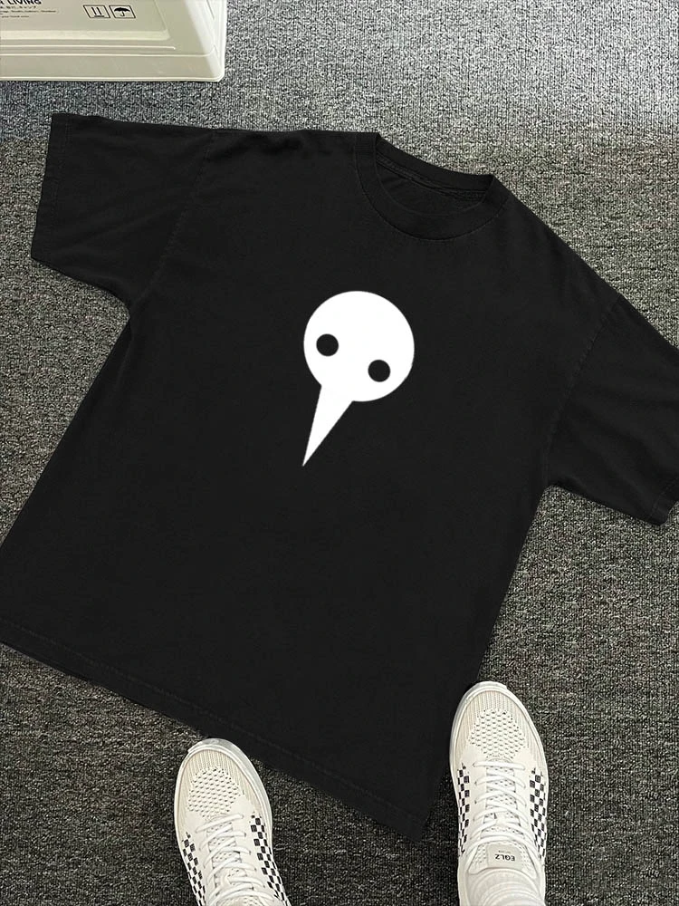 

2025 EVA Apostle Animation Cotton Printed Short Sleeve for Men and Women with High Quality Luxury Edition Comfort