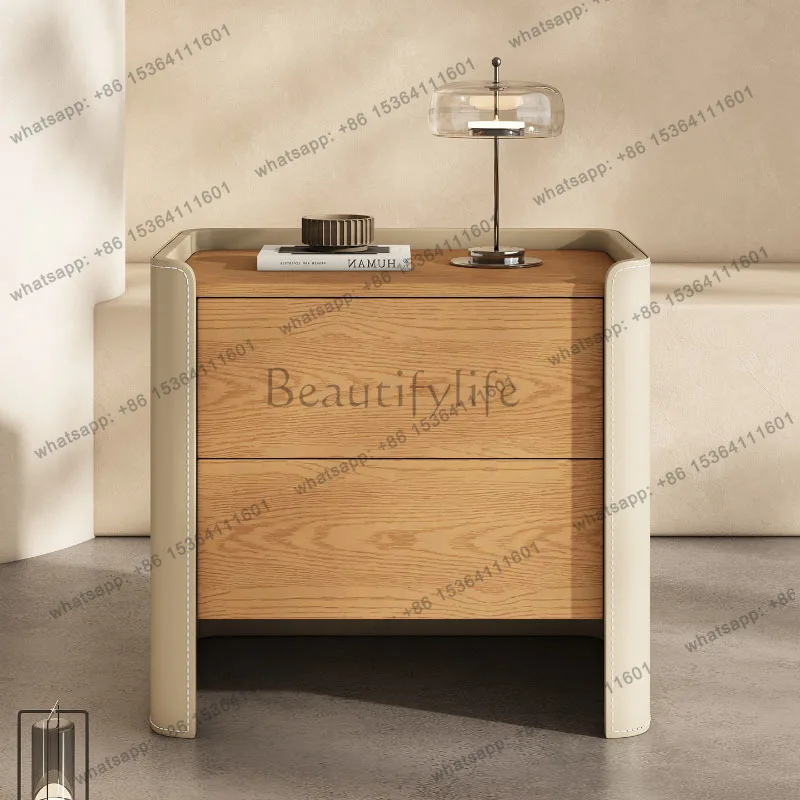 Small Light Luxury Bedside Table Nordic Style Trendy Italian Nightstand Elegant Luxury Tavolino Da Salotto Bedroom Furniture