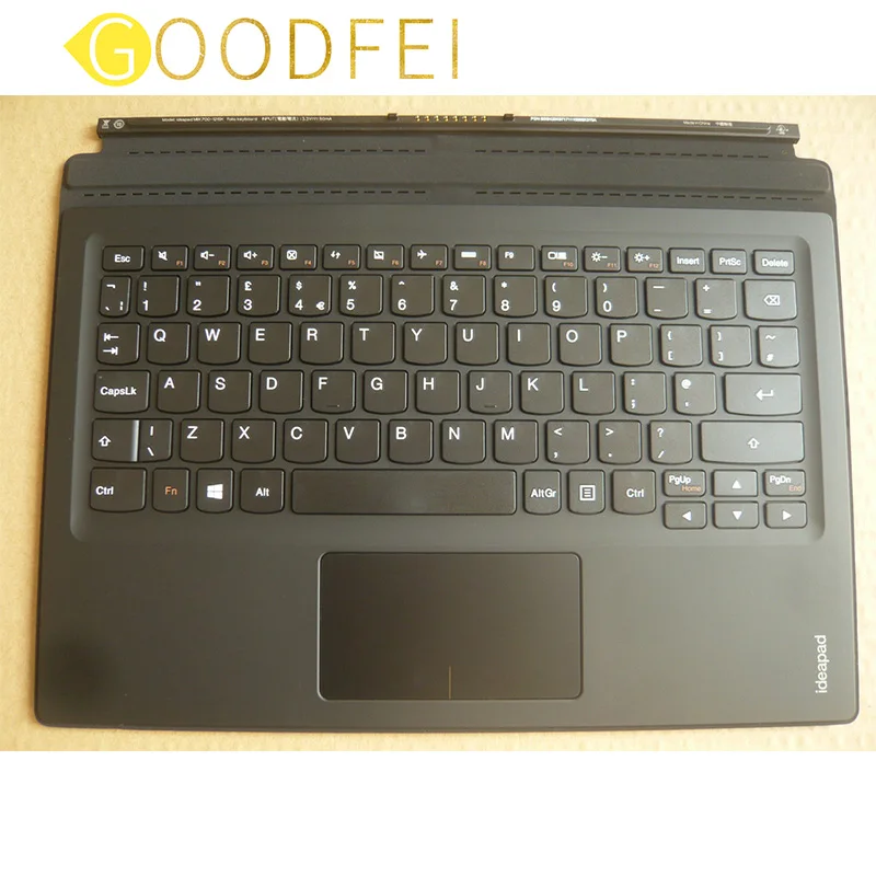 

New Original For Lenovo IdeaPad MIIX 710-12 700-12ISK US Version Tablet Portable External Docking Magnetic Keyboard Palmrest