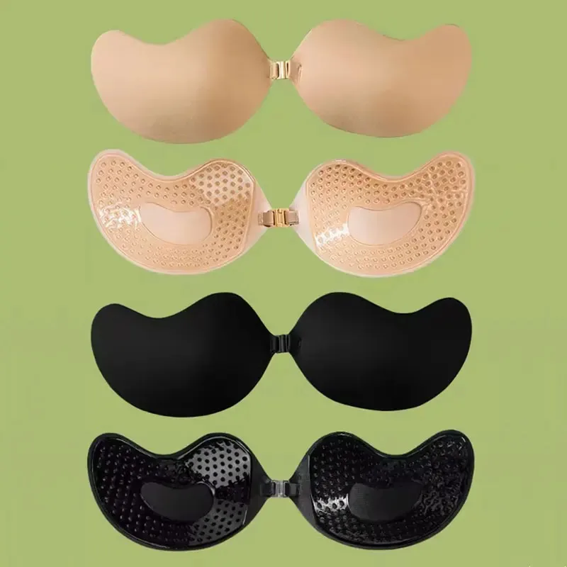 Brelira 1 Piece Invisible Stick-On Lift Bra Strapless Seamless Push Up Anti-convex Bra Women's Lingerie Underwear Accessories