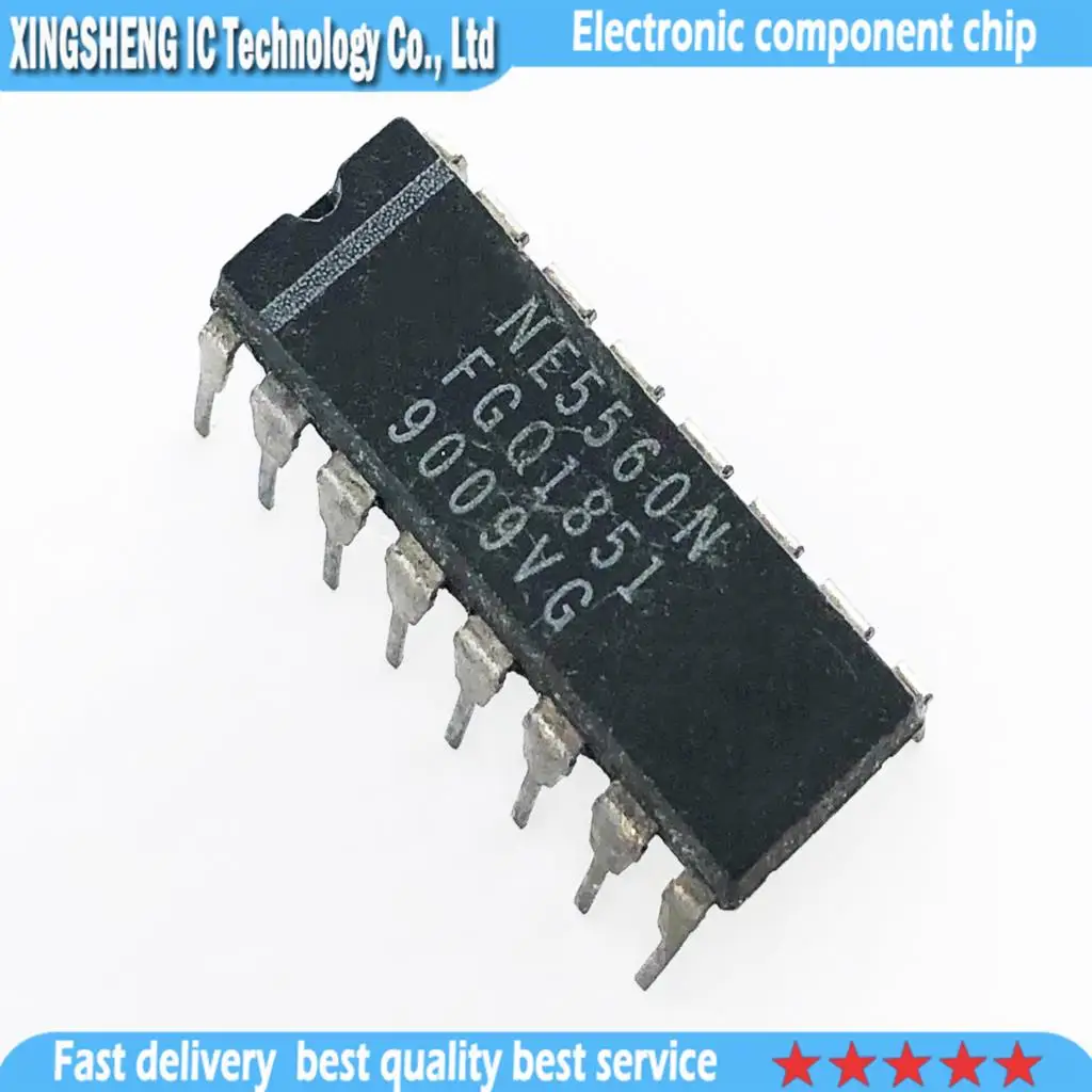 10PCS DIP-14  NE556 NE556N 556N In Stock