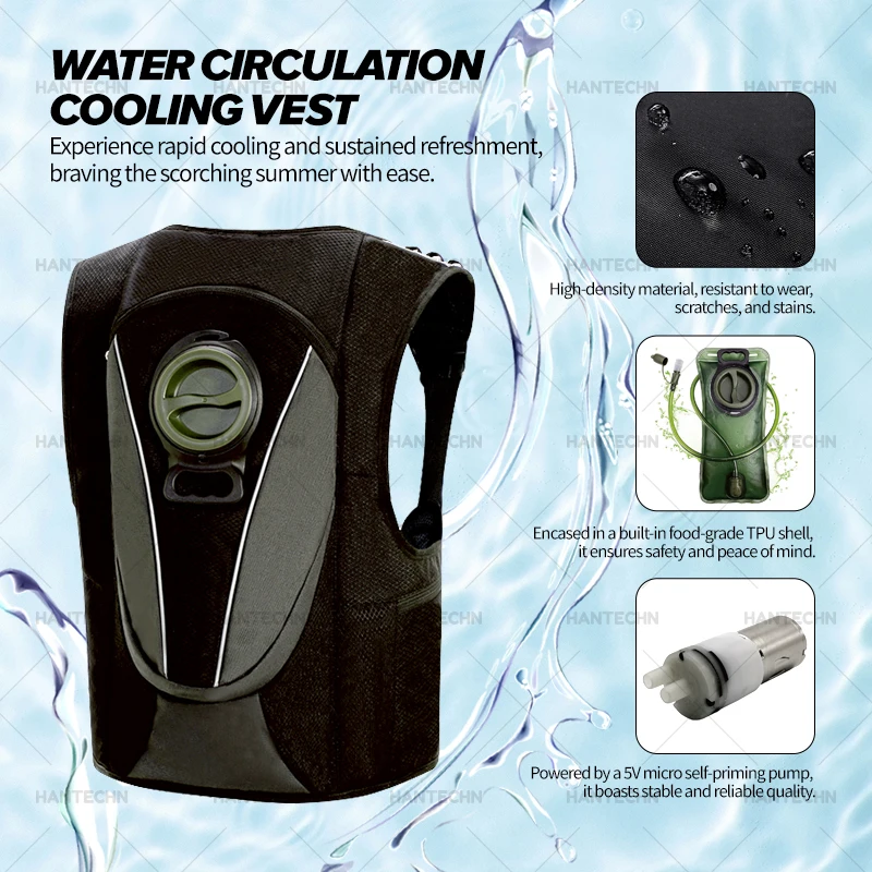 Water-Circulation Cooling Vest UV-Protected Conditioned Clothes