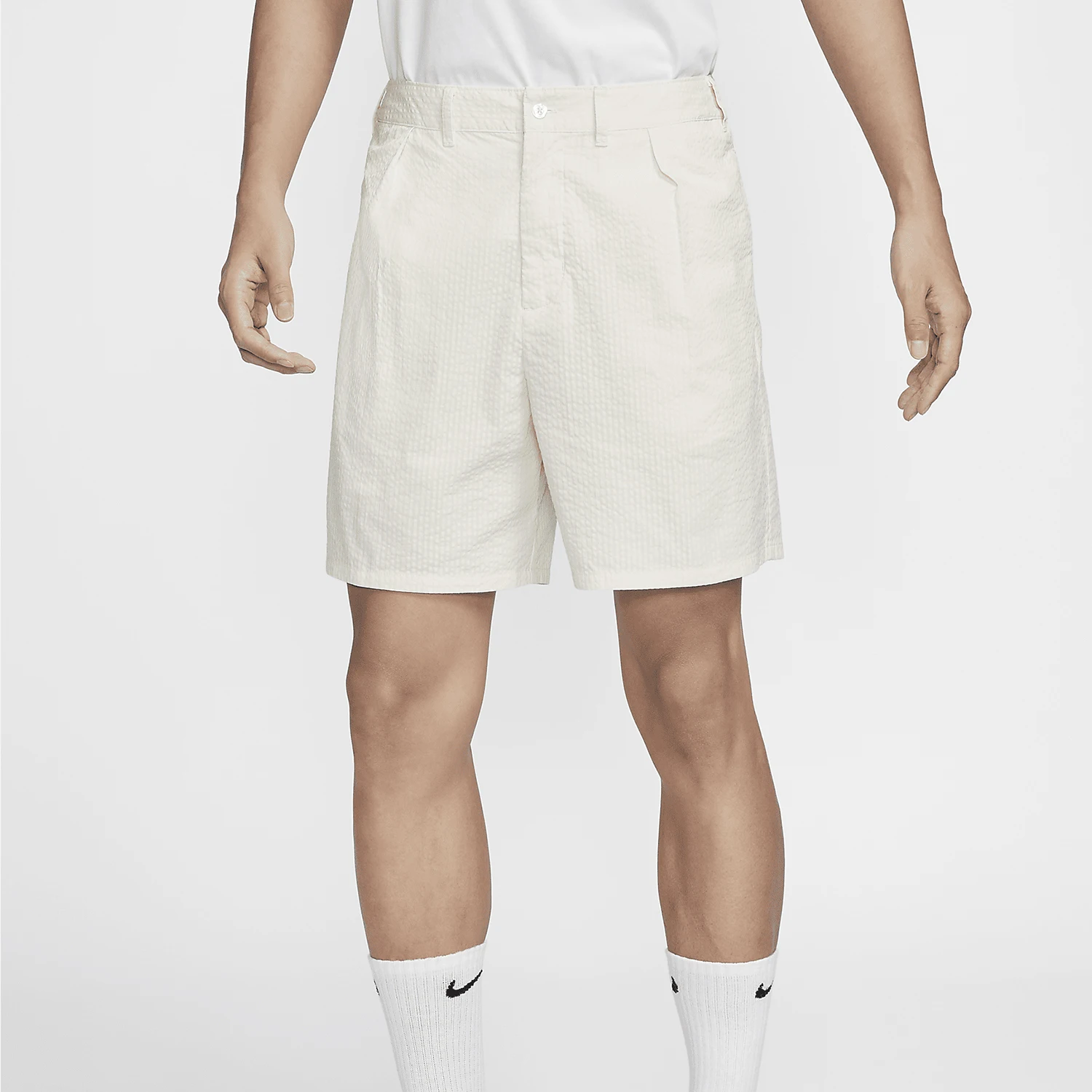 

Nike Authentic Summer New Men's Seersucker Casual Sports Shorts HF6364-030