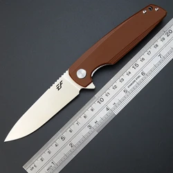 New Eafengrow EF230 Hunting Knife D2 Blade +G10 Handle Tactical Knife for Camping Outdoor Edc Tool Knife