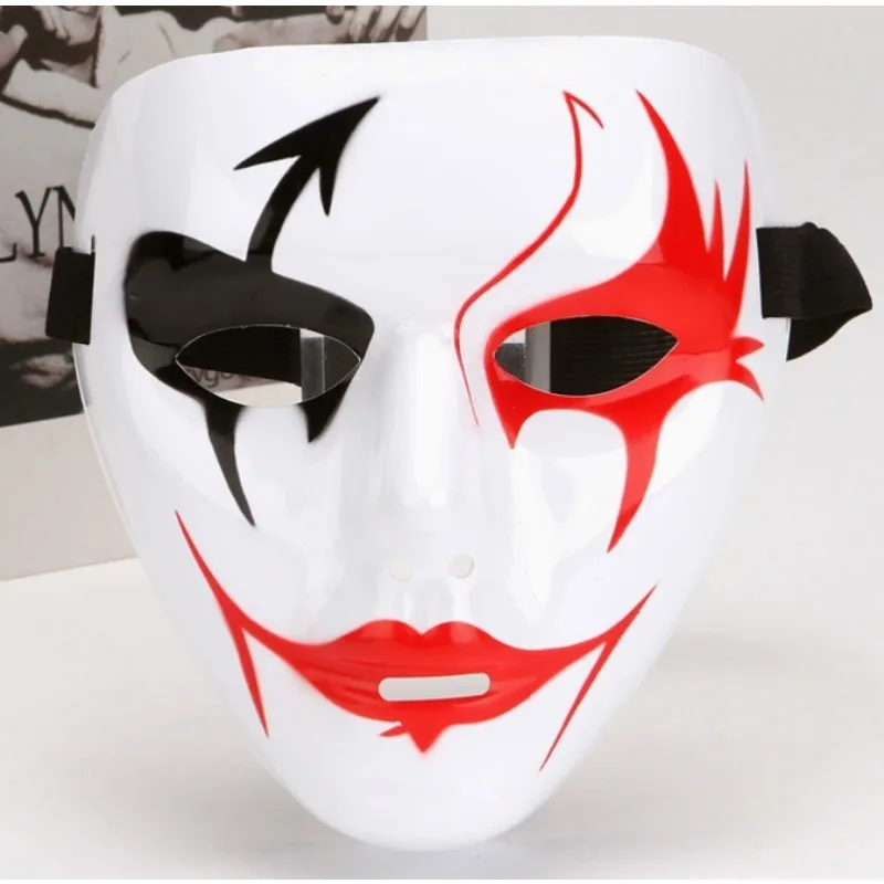 

Halloween Mask | Eco-Friendly PVC | Hip Hop Street Dance Performance Mask | Spooky Ghost Party Cosplay Prop for Rave