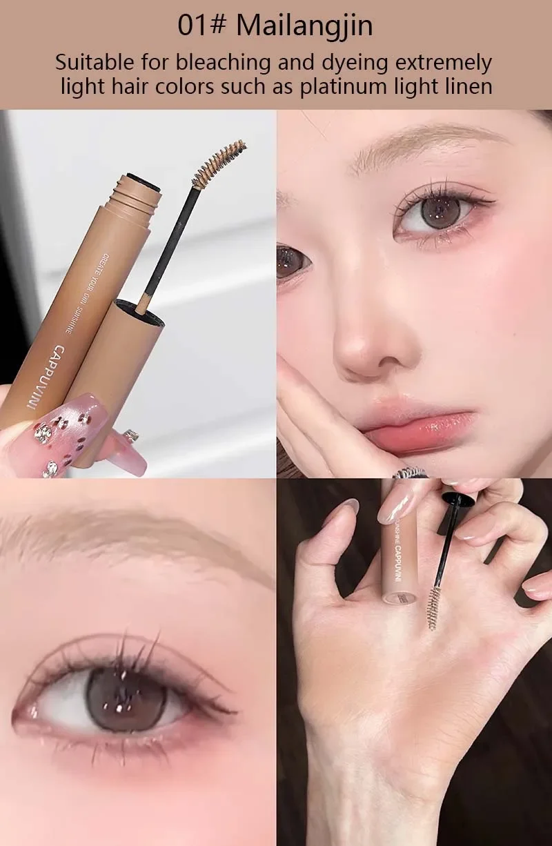 3D Augenbrauen-Färbecreme Langanhaltende Rosa-Braune Farbe Augenbrauen-Mascara Schweißfeste Wild Brow Enhancer Creme Make-up Kosmetik – Detail 6