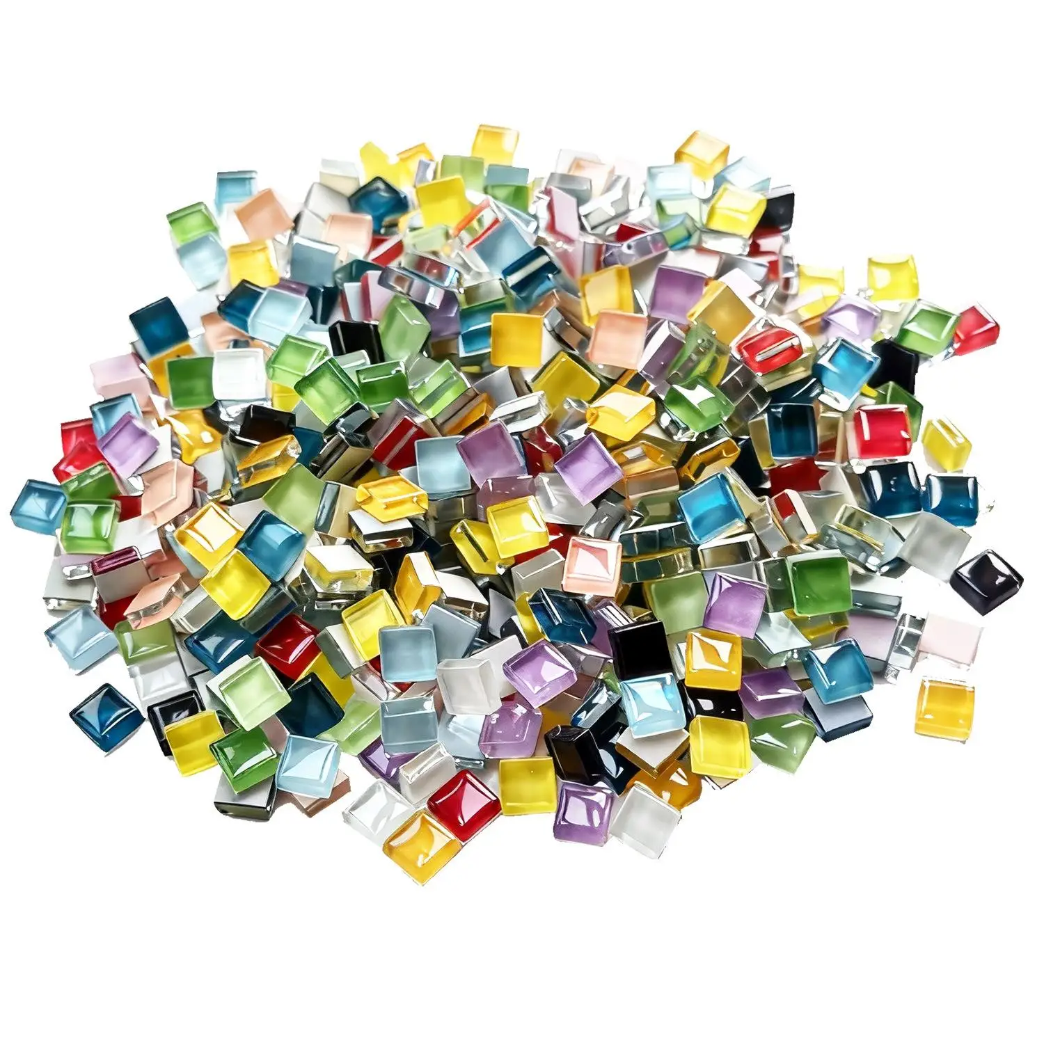 0.8cm X 350pc Small-sized Crystal Mosaic, Miniature, Colored Glass, Extremely Small Miniaturized 8mm Handmade DIY Material