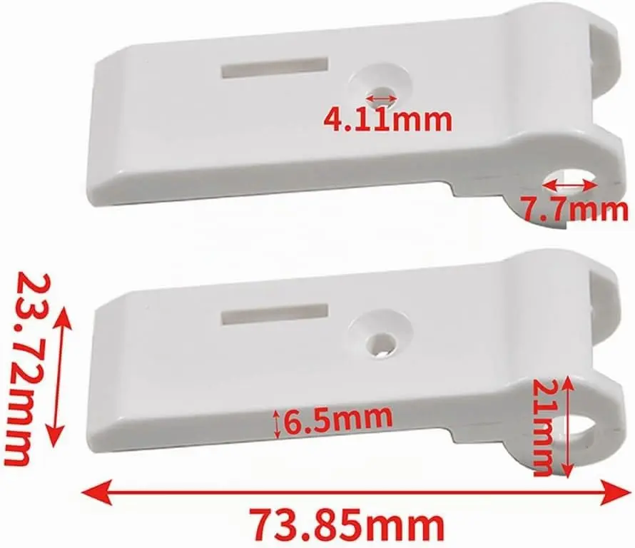 Replacement Hinge 2412125110 for For refrigerator Cooling Section Compatible with For RV For camper For refrigerators ABS
