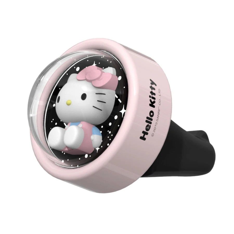 

Специальный автомобильный аромат Sanrio Tesla Hello Kitty, светящаяся атмосфера, автомобильный парфюм Hello Kitty, украшение для выхода воздуха