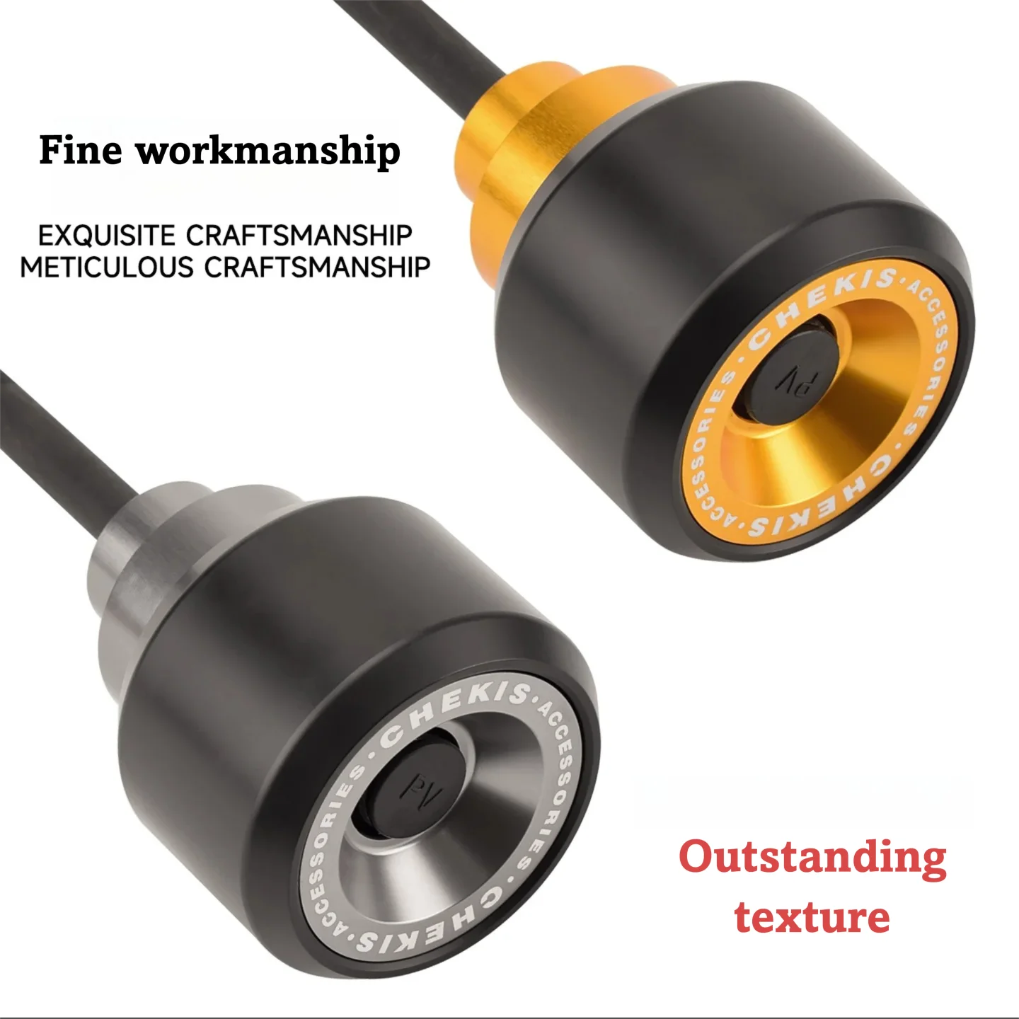 Chekis Suitable for 2026 Model V2 Zontes 368G/E/D/K/M Modified Exhaust Pipe Anti-Fall Bar, Reverse Protection Ball, Exhaust Anti-Collision Ball, Body Protection